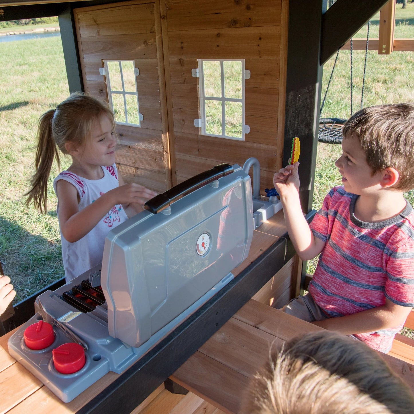 Backyard Discovery Canyon Creek Swing Set