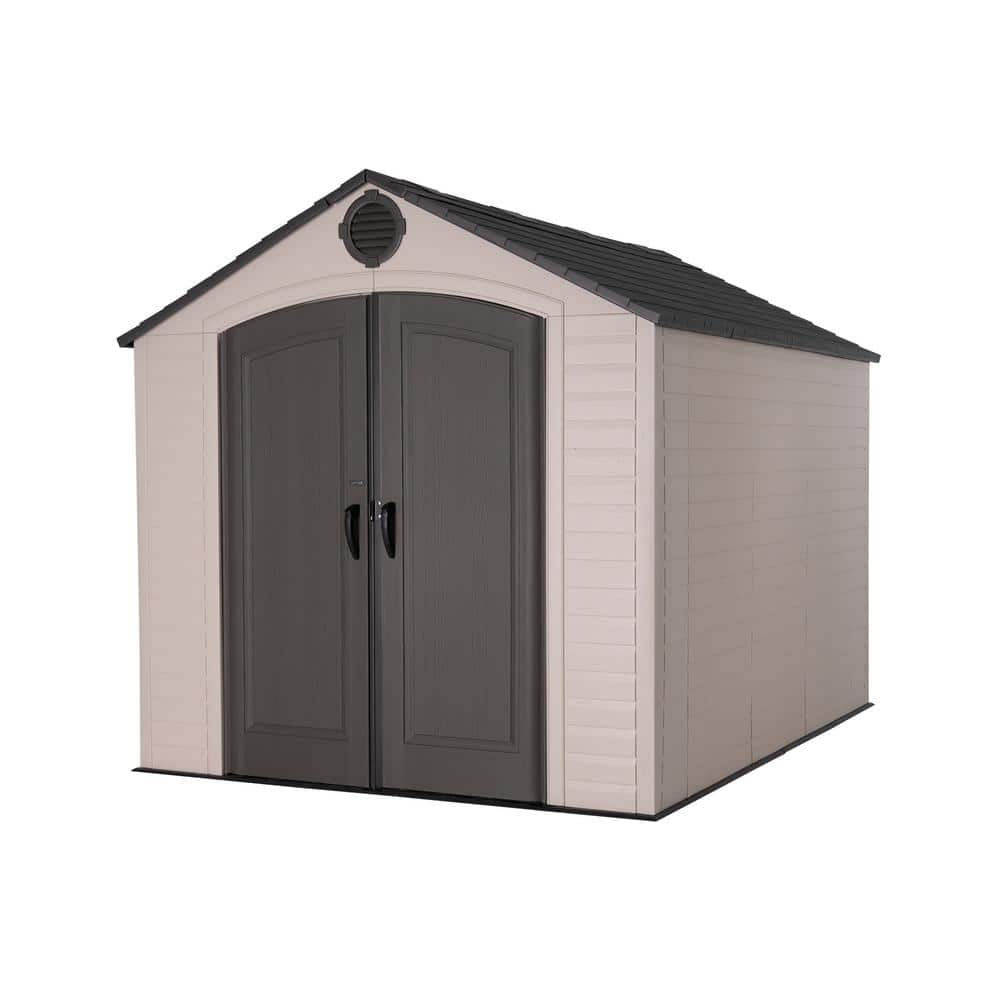 Lifetime 8 ft. W x 10 ft. D Resin Outdoor Storage Shed